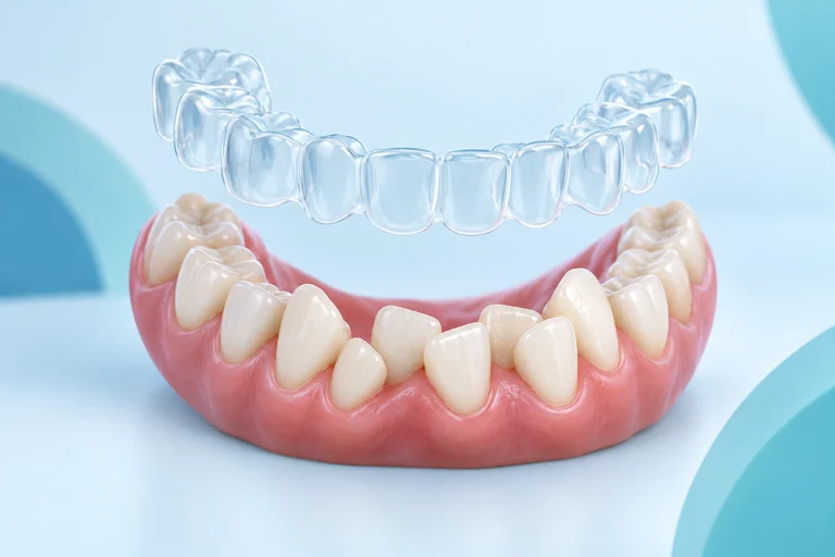 Illustration: Crooked, crowded, or shifting teeth