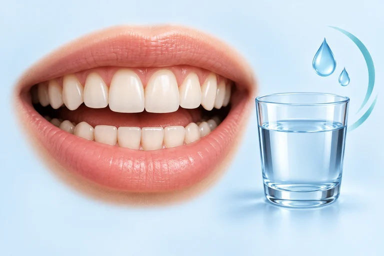 Illustration: Dry or sticky mouth