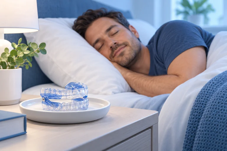 Illustration: Snoring or possible sleep apnea