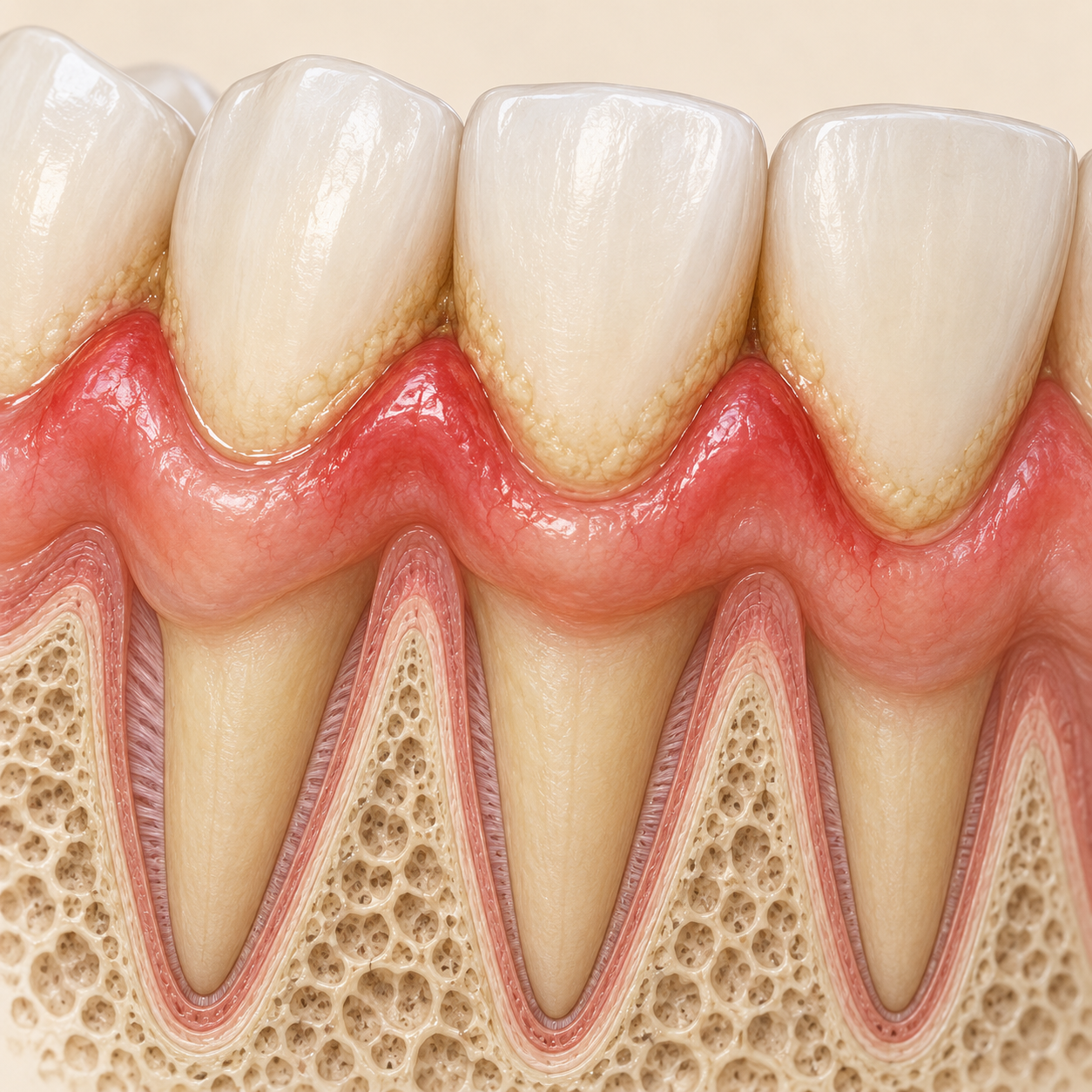 Clinical illustration of gingivitis