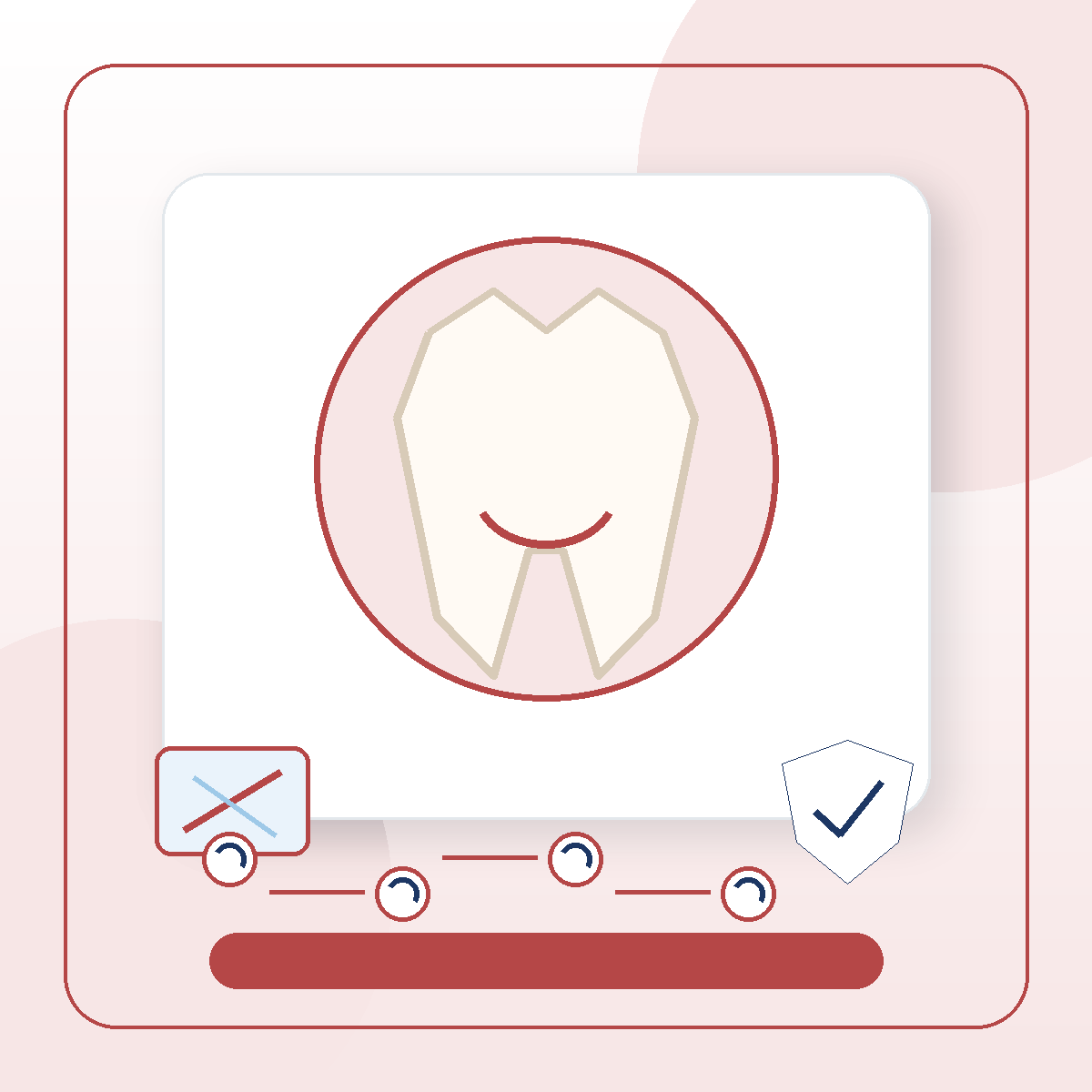 Broken Tooth dental service visual card