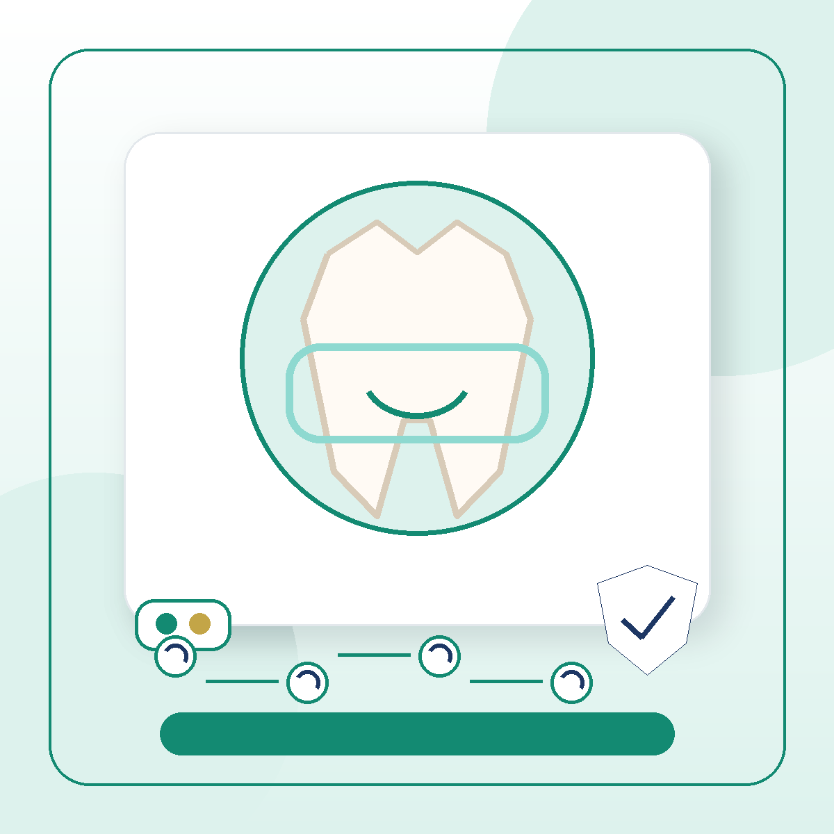 Retainers dental service visual card
