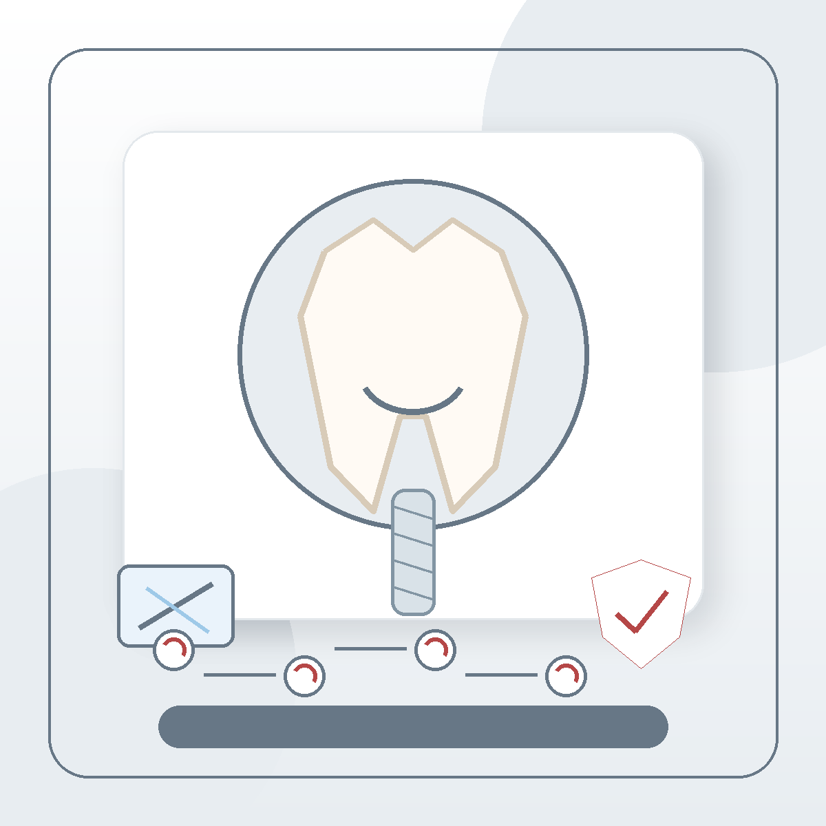 Ridge Augmentation dental service visual card
