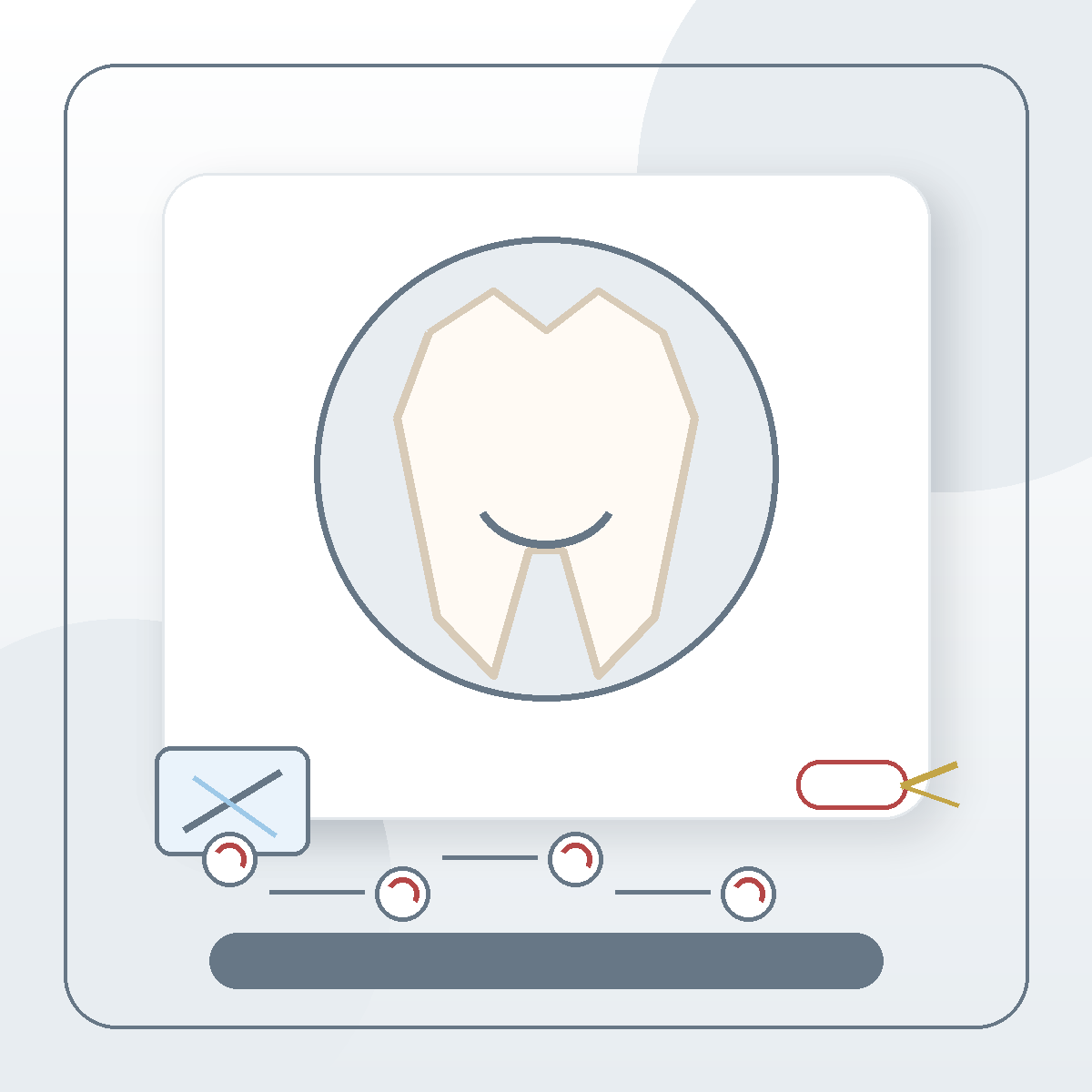 Socket Preservation dental service visual card