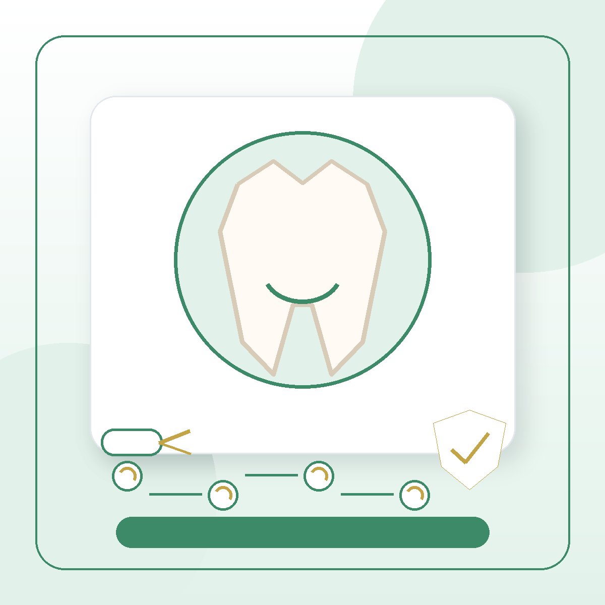 Periodontal Maintenance dental service visual card