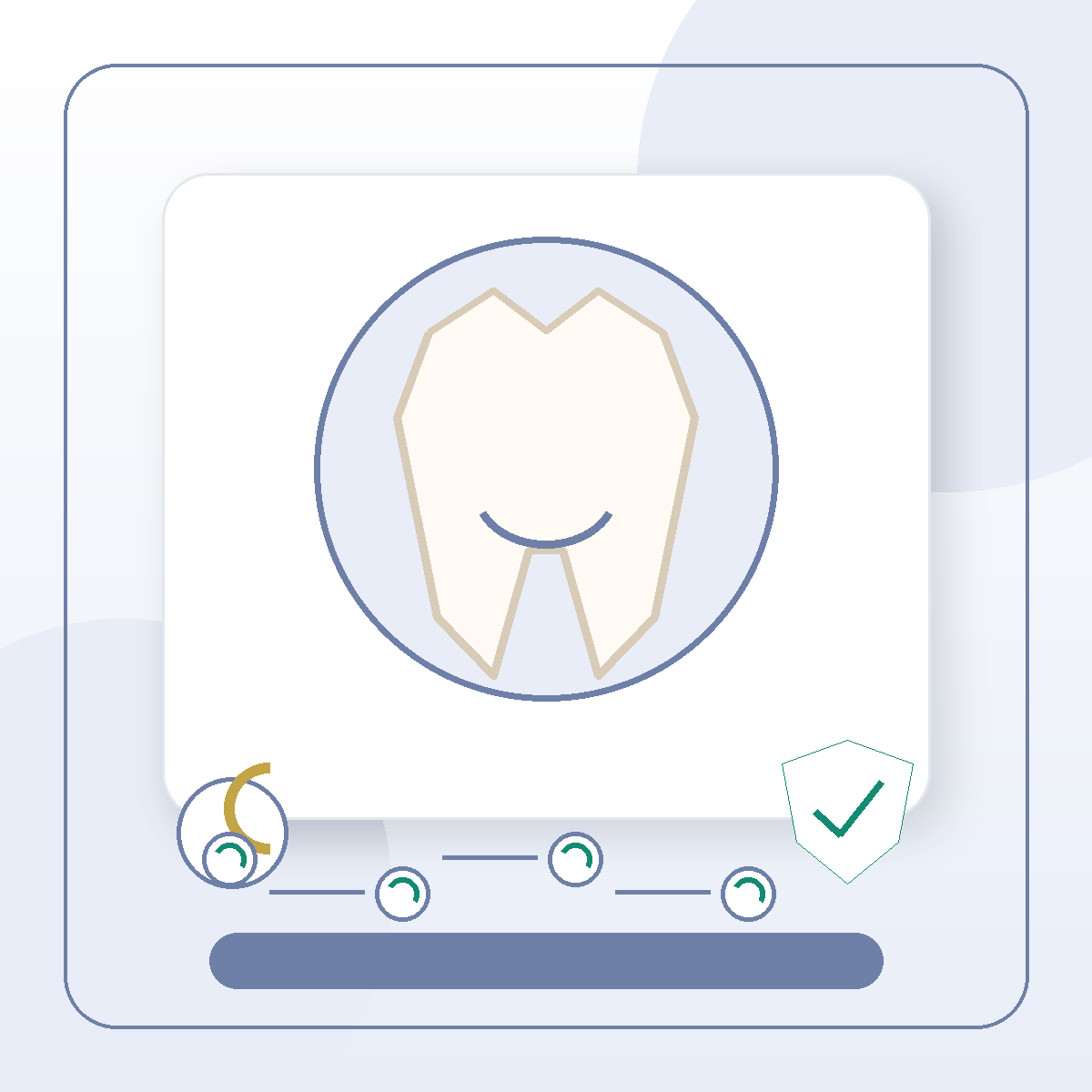 Nitrous Oxide dental service visual card